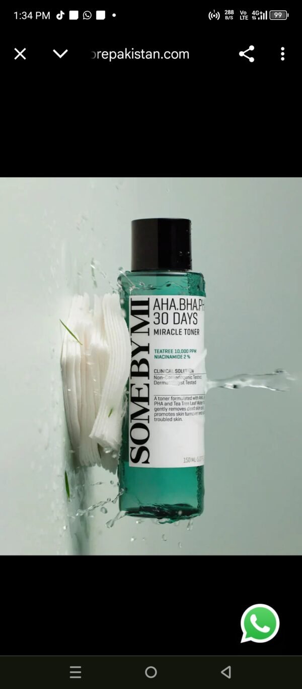 SOMEBYMI AHA BHA PHA 30 Days Miracle Toner – 150ml | Tea Tree & Niacinamide Skin Care