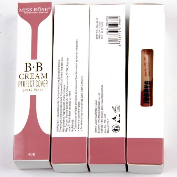 Miss Rose - Perfect Coverage BB Cream