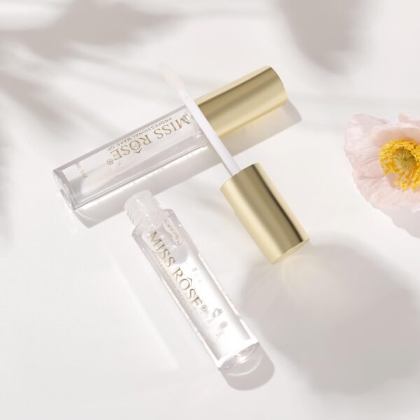 Miss Rose Transparent Lip Gloss – Hydrating & Glossy Finish