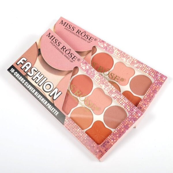 hx70ewasfwvqckc1703149302 Miss Rose 10-Colors Clover Blusher Palette
