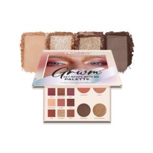Maliao Get Ready With Me (GRWM) Palette - Long-Lasting Highlighter, Blusher, Contour & Eyeshadow