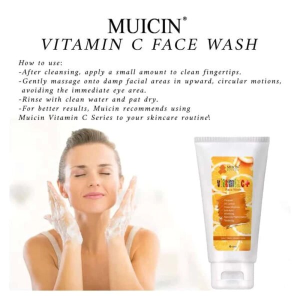 Muicin Vitamin C+ Face Wash - Energizing Bright Clean