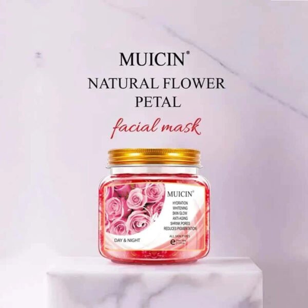 MUICIN Natural Rose Petal Day & Night Sleeping Mask – Anti-Aging Glow
