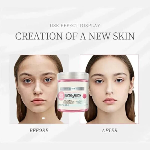 MUICIN Rose Pink Clay Mask – Deep Cleansing Glow