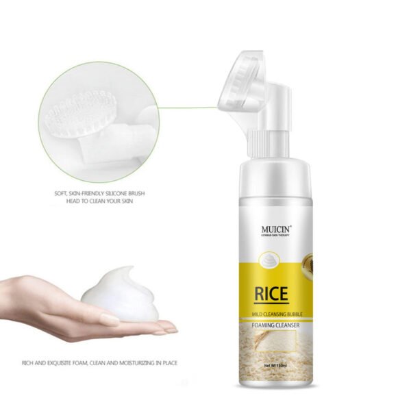 3imagesize_f4d3d7e1-7cbc-4f15-a17b-63bbd7f32812 Muicin Rice Mild Cleansing Bubble Foaming Facial Cleanser - Delicate Purity