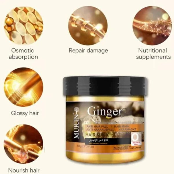 8_4 Muicin Ginger Hair Mask - Anti Hair Fall - Strengthen & Regenerate