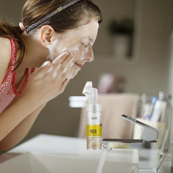 8imgesize Muicin Rice Mild Cleansing Bubble Foaming Facial Cleanser - Delicate Purity