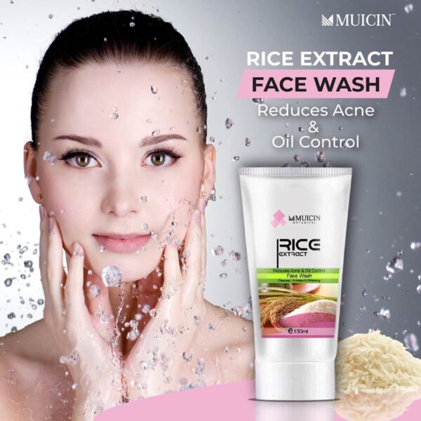 Muicin Rice Extract Face Wash - Gentle Brightening Cleanse