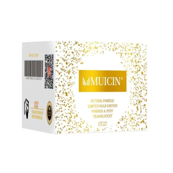 Muicin Translucent Setting Powder Limited Gold Edition - Elite Fix: Luxurious Long-Lasting Matte Finish