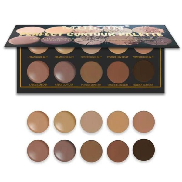 MUICIN Perfect Contour Palette: Define Your Features with Cream & Powder Shades