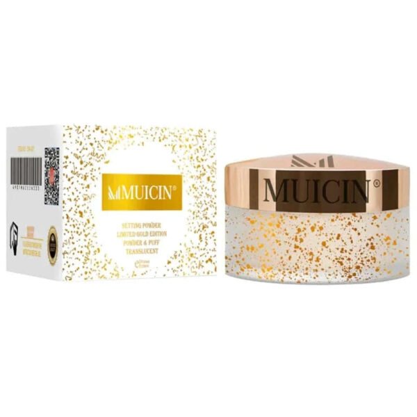 Muicin Translucent Setting Powder Limited Gold Edition - Elite Fix: Luxurious Long-Lasting Matte Finish